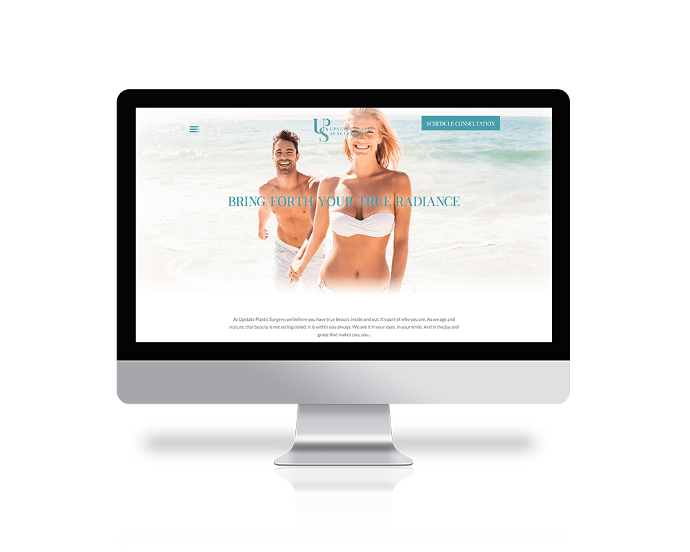 Upstate Plastic Surgery Website